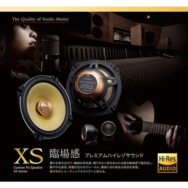 ケンウッド(KENWOOD) 17cmセパレートカスタムフィット・スピーカー KFC