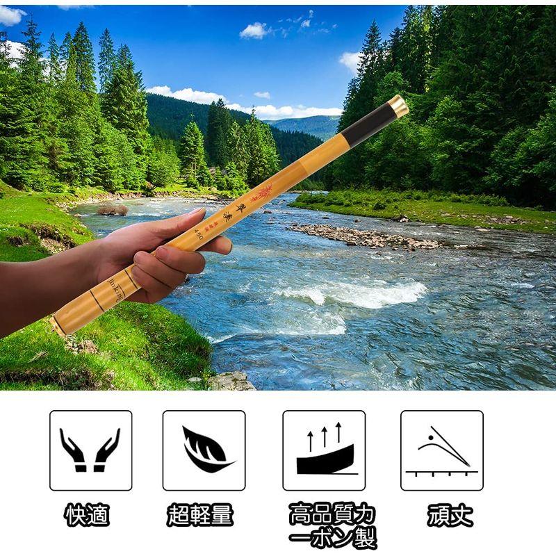 ついに入荷 HUAYICUN 渓流竿ロッド 釣り竿 超硬質高炭素 超軽量 硬調 コンパクト延べ竿 初心者 釣り愛好家 1.8M HUAYICUN 渓流竿ロッド 釣り竿 超硬質高炭素 超軽量 硬調 コンパクト延べ竿 初心者 釣り愛好家 2.7M