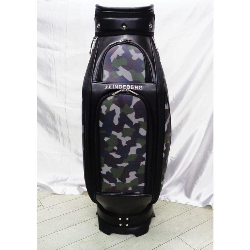 中古品 2021秋冬 Jリンドバーグ キャディバッグ JL-023 ブラック 【DGJ6478430809】(23644円)
