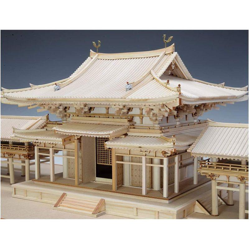 お値下げ ウッディジョー 1/75 平等院 鳳凰堂 木製模型 組み立てキット 【PE6350715573】(23178円)