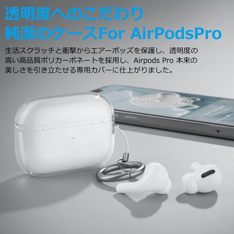 サイズ交換ＯＫ】 airpods Proソフトクリアケース ダストガード