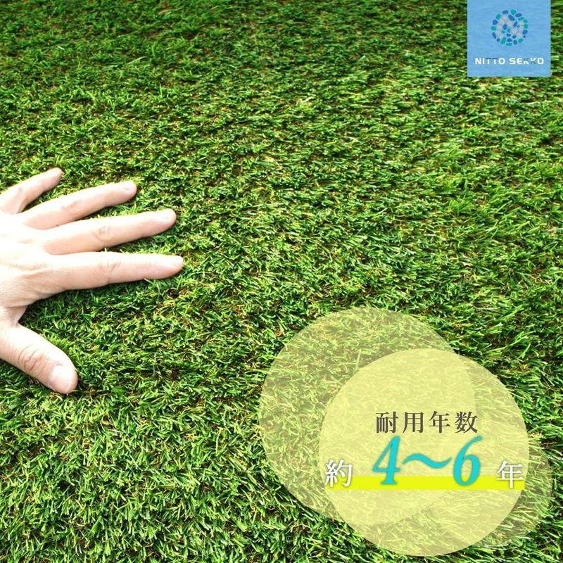 NITTO SEKKO 高級 人工芝 ターフグランデ ふかふか 分厚い (1m×10m， ライト) SEKKO 高級 人工芝 ターフグランデ ふかふか 分厚い 1m×10m， ライト