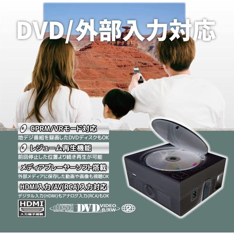 東京Deco プロジェクター 地デジTVチューナー 最大180インチ 一体型 LED 三脚付き 地上デジタルチューナー内蔵 ホームプロジェク プロジェクター 地デジTVチューナー 最大180インチ 一体型 LED 三脚付き 地上デジタルチューナー内蔵 ホームプロジェク R/RW