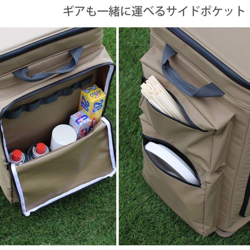 DOD(ディーオーディー) バベコロ2 冷蔵庫型 ソフトクーラー ボックス アルミホイル も入れられる サイドのポッケが 便利だよ CL1- ディーオーディー バベコロ2 冷蔵庫型 ソフトクーラー ボックス アルミホイル も入れられる サイドのポッケが 便利だよ CL1 約