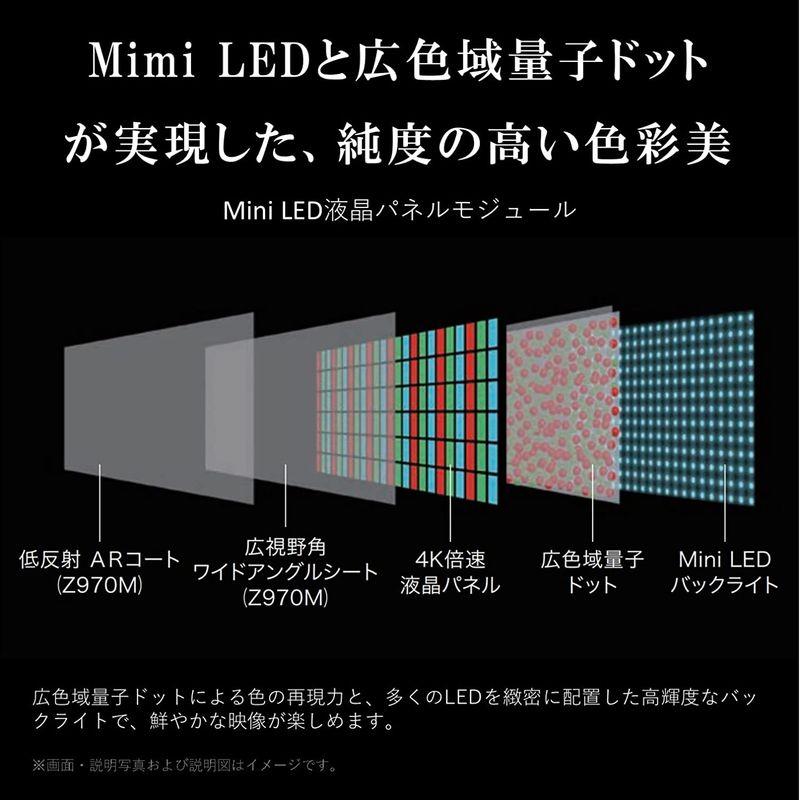 新入荷!!【日本未発売】 REGZA 55インチ 4K 液晶 MiniLED 55Z870M スマートテレビ Dolby Atmos対応 2023年モデル 【VQ3068969011】(112008円)