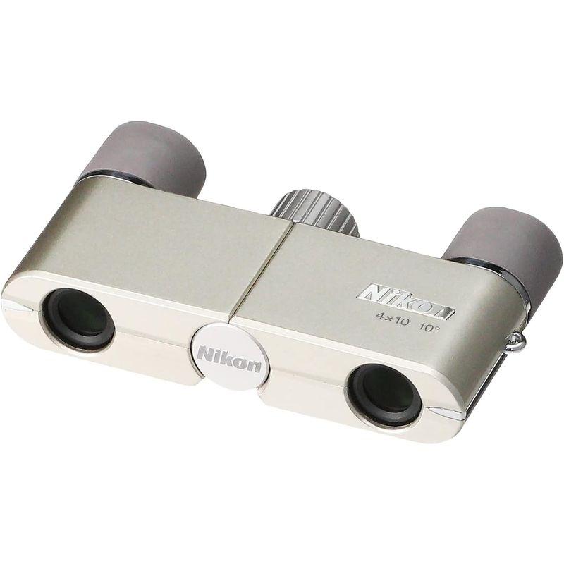 Nikon 双眼鏡 遊 4X10D CF ダハプリズム式 4倍10口径 シャンパンゴールド 4X10DCF (日本製) 双眼鏡 遊 4X10D CF ダハプリズム式 4倍10口径 シャンパンゴールド 4X10DCF 日本製