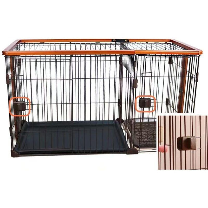 N&S 犬 ゲージ ペットサークル ケージ サークル 屋根面付き 犬トイレ付き しつけできる ツードア ツールーム 犬向けケージ 室内ケージ 犬 ゲージ ペットサークル ケージ サークル 屋根面付き 犬トイレ付き しつけできる ツードア ツールーム 犬向けケージ 室内ケージ