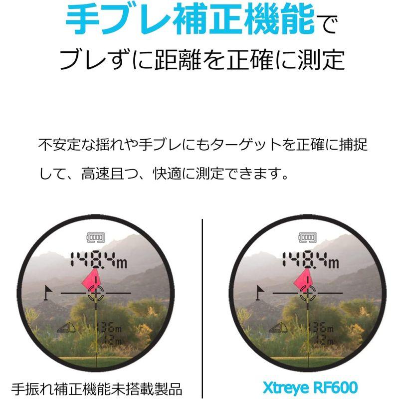 エクストレイ(Xtreye) RF600 BK/GD ゴルフレーザー距離計 高速計測 手ブレ補正 高低差測定機能 振動でお知らせ スキャンモ Xtreye RF600 BK/GD ゴルフレーザー距離計 高速計測 手ブレ補正 高低差測定機能 振動でお知らせ スキャンモ