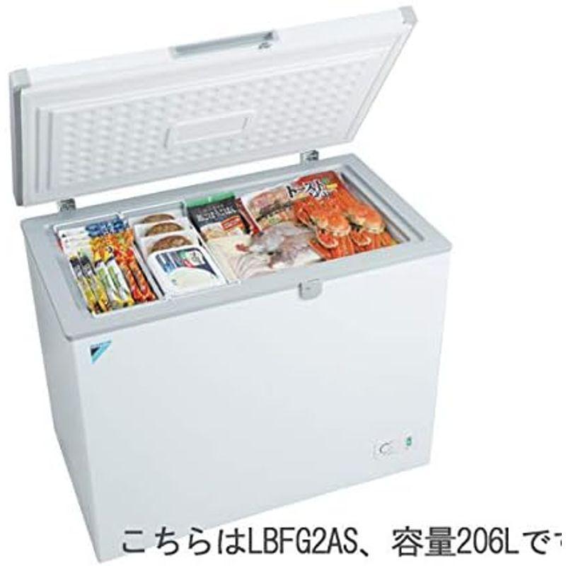 最新 ダイキン冷凍庫チェストフリーザー 業務用冷凍ストッカー（鍵付き）206L LBFG2AS 【IQY1259414371】(45965円)