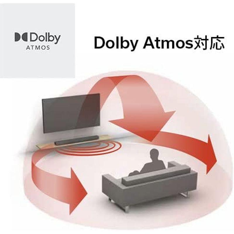 デノン サウンドバー デュアルサブウーハー内蔵 Dolby Atmos & ロスレスオーディオ対応 DHT-S217K ブラック サウンドバー デュアルサブウーハー内蔵 Dolby Atmos ロスレスオーディオ対応 DHT S217K ブラック