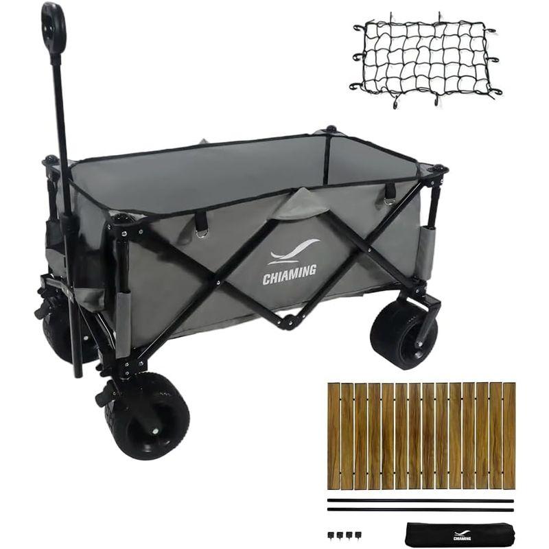 キャリーワゴン 大型タイヤ ブレーキ付き 自立収納 コンパクト 耐荷重100kg ワンタッチ収束式 100L 大容量 折り畳み アウトドアワ 大型タイヤ ブレーキ付き 自立収納 コンパクト 耐荷重100kg ワンタッチ収束式 100L 大容量 折り畳み アウトドアワ 　