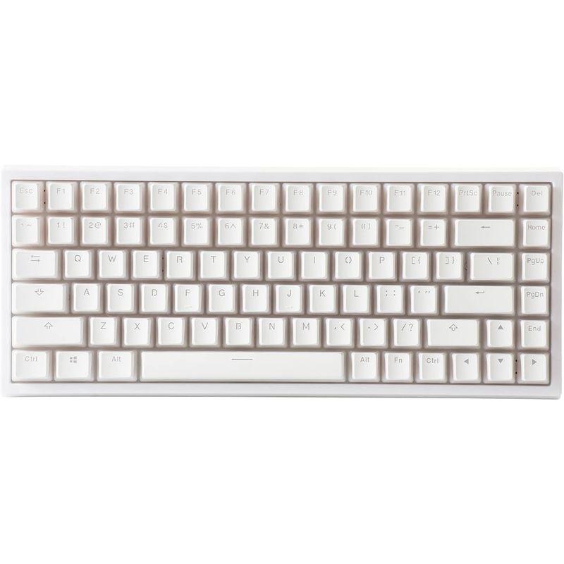 正規品 YUNZII KC84 84キー ホットスワップ可能な有線メカニカルキーボード PBT熱昇華キーキャップ プログラム可能 RGB NKRO 【1432787343】(9274円)