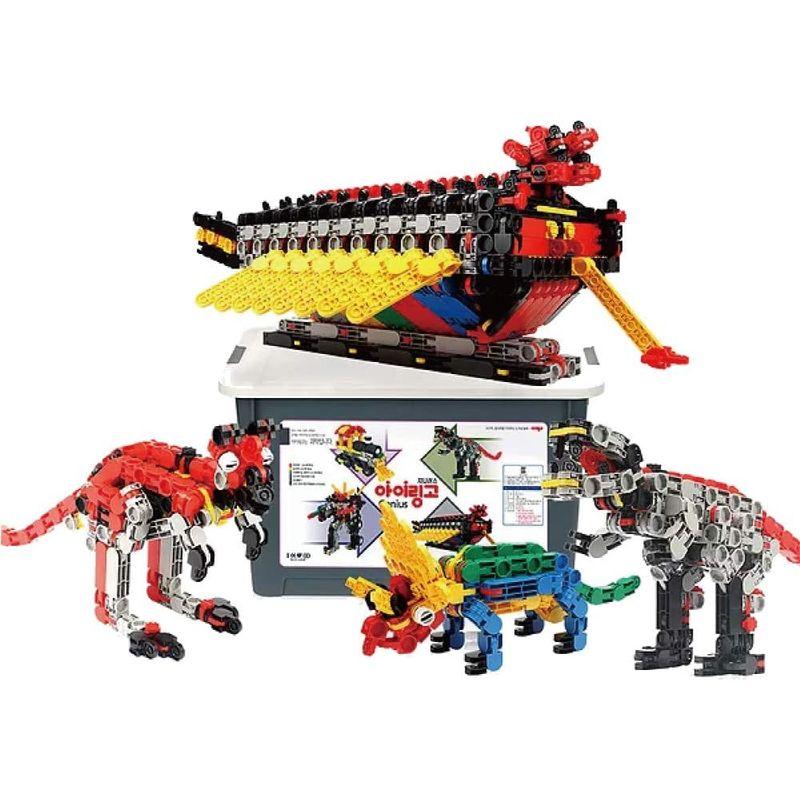 【最安値挑戦中】 iRiNGO(アイリンゴ) 1550ピース 知育玩具 亀甲船 ティラノサウルス 3歳から 回転時に音がする ブロック 立体パズル 【7071219359】(25808円)