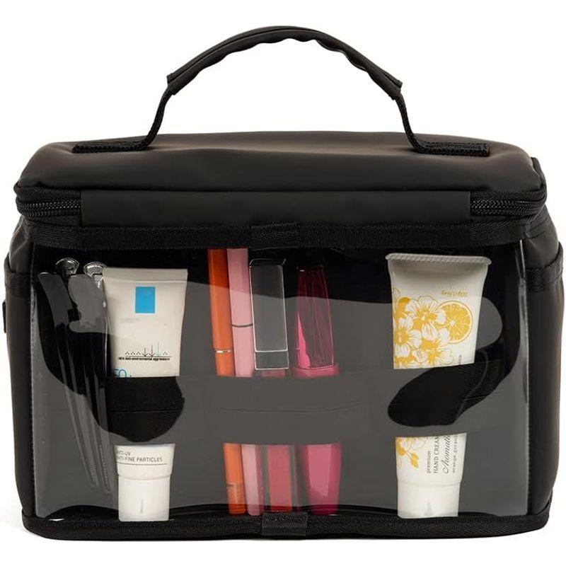 アルティザン＆アーティスト プロ用透明メイクバニティ（ラージサイズ) 1WM-PF333 ブラック メイクボックス ブラック プロ用透明メイクバニティ ラージサイズ 1WM PF333 メイクボックス 　 サイズ