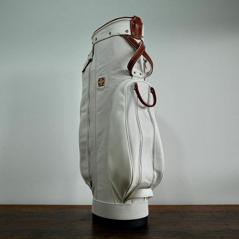 正規品 木の庄帆布 KinoshoTRANSIT クロスハンドルキャディバッグ KHG22-CH02WN- 2023年新バージョン 9.5型 口枠6 【SKC1053601407】(38454円)