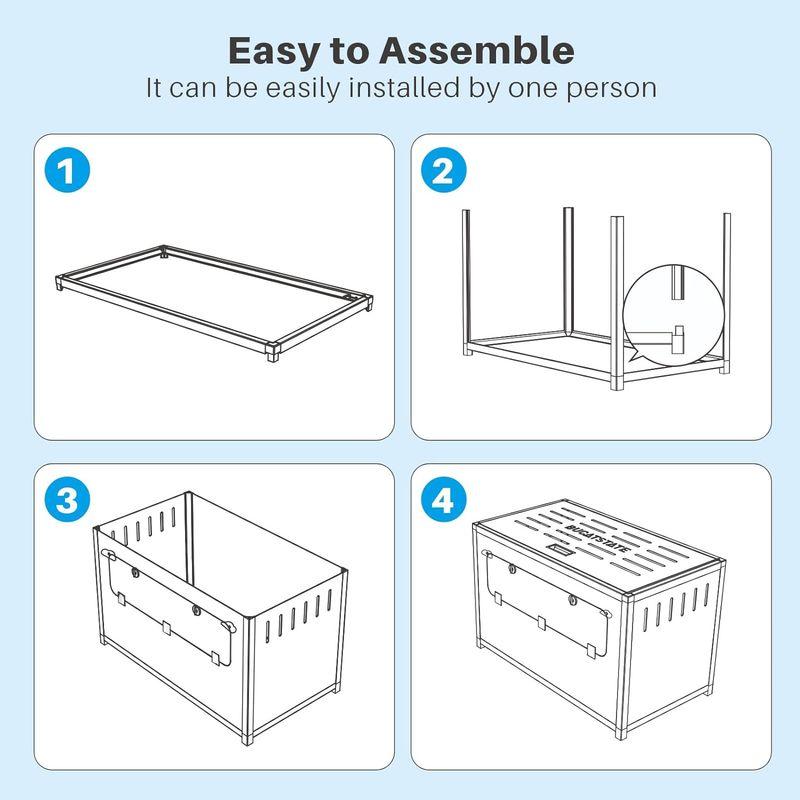 [大特価] BUCATSTATE ハムスター メタル製 800 ケージ 飼育ケージ クリアケージ 透明 水槽タイプ 2つ扉 フロントドア最適化 組み立て 【B1756518016】(11370円)