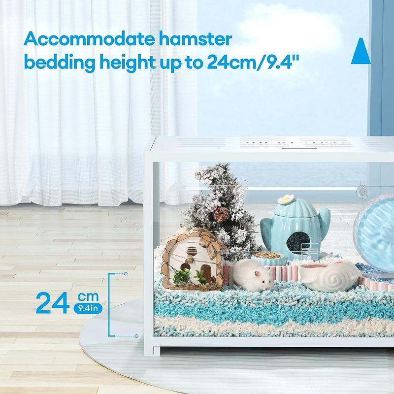 [大特価] BUCATSTATE ハムスター メタル製 800 ケージ 飼育ケージ クリアケージ 透明 水槽タイプ 2つ扉 フロントドア最適化 組み立て 【B1756518016】(11370円)