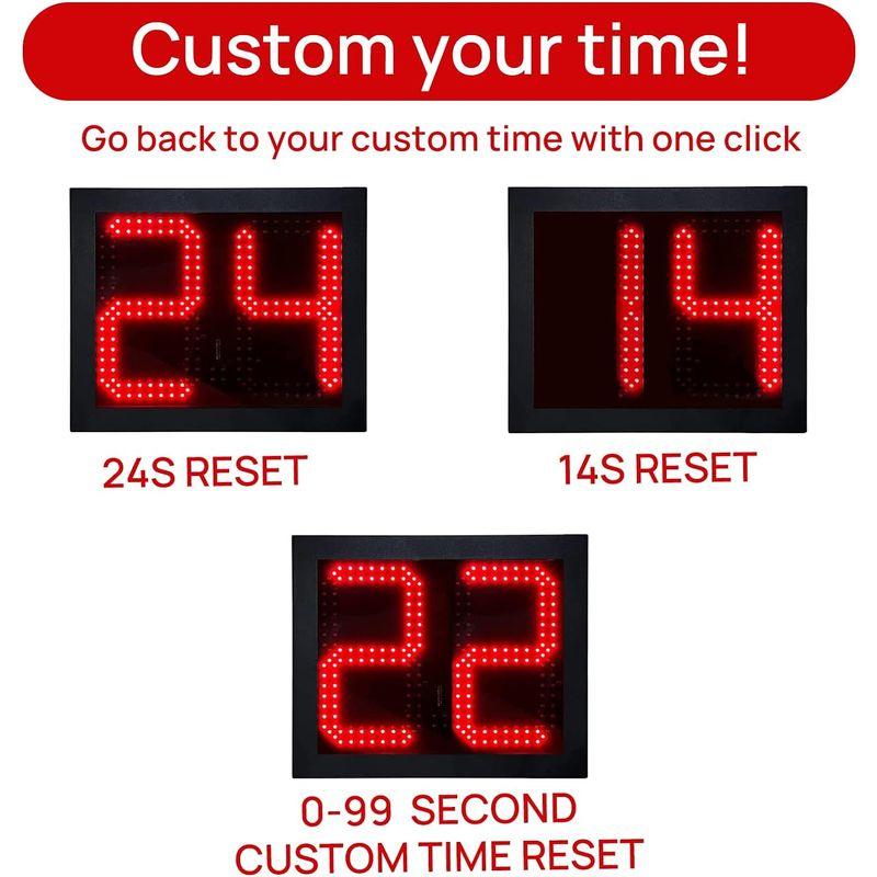 数量限定 YZ カスタムタイム 14/24秒ショットクロック バスケットボールコート ポータブルショットクロックタイマー バスケットボールゴール コン 【KUE1711939454】(62482円)