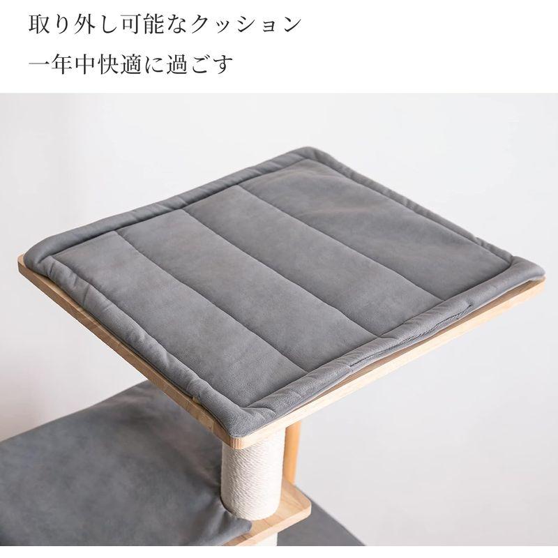 Mwpo キャットタワー 木製 木目調キャットタワー 新素材 毛抜け無し 組立簡単 大型猫 多頭飼い シンプル おしゃれ 耐久性が強い イン キャットタワー 木製 木目調キャットタワー 新素材 毛抜け無し 組立簡単 大型猫 多頭飼い シンプル おしゃれ 耐久性が強い イン