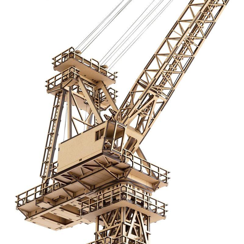 ✨美品✨ ツクロウ 1/50 タワークレーン 木製模型キット 【W1941864094】(12570円)