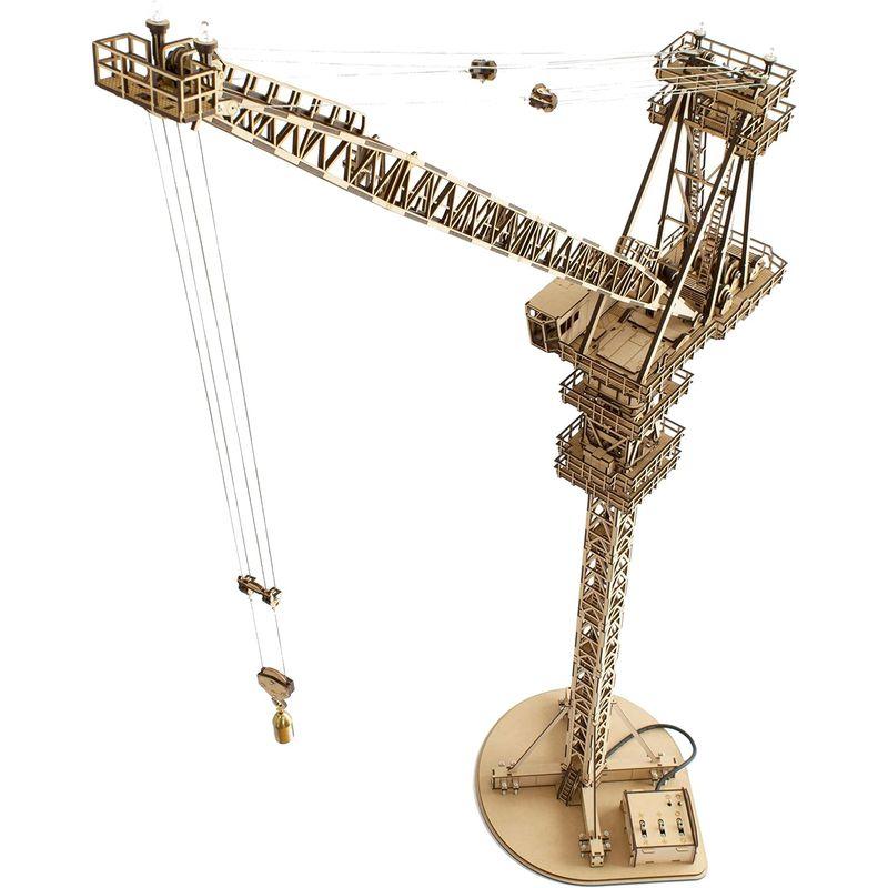 ✨美品✨ ツクロウ 1/50 タワークレーン 木製模型キット 【W1941864094】(12570円)