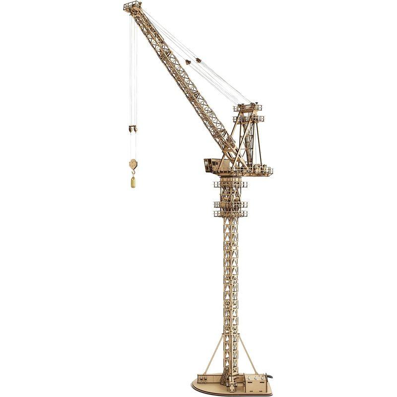 ✨美品✨ ツクロウ 1/50 タワークレーン 木製模型キット 【W1941864094】(12570円)
