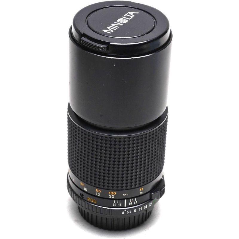 ▲Minolta 200 mm f / 4 MDマニュアルフォーカス望遠レンズ Amazon | MINOLTA AF ZOOM 100-200mm F4.5 | カメラ用交換レンズ