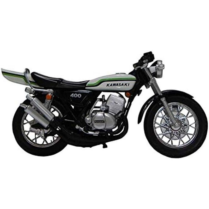 カワサキKH400・特攻の拓-爆音小僧-真嶋秋生風カスタムプラモデル