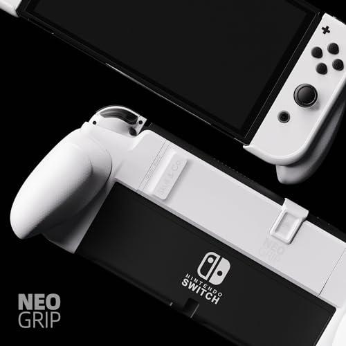 Skull & Co.Switch 有機ELモデル用「NeoGrip」人間工学 可能グリップ 精密軽量 伸びれる設計 どんな手のサイズでも対応可能「ネオンレッド＆ネオンブ｜ys-selectold｜02