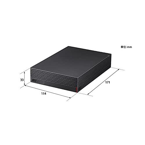 バッファロー HD-EDS4U3-BE パソコン&テレビ録画用 外付けHDD メカニカルハードデイスク 4TB_2