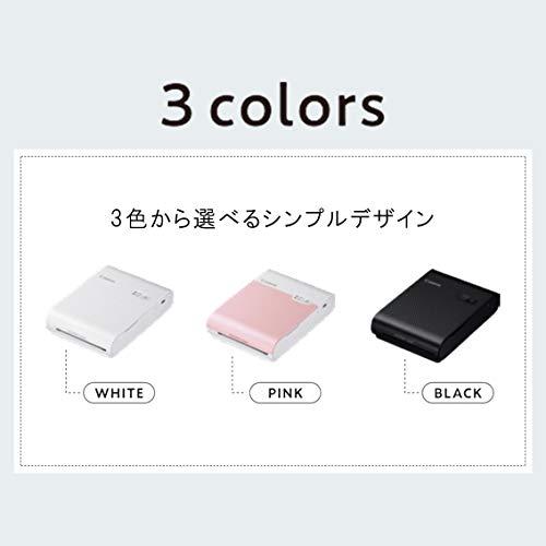 Canon スマートフォン用プリンター SELPHY SQUARE QX10 ブラック高耐久/シール紙/コンパクト_2