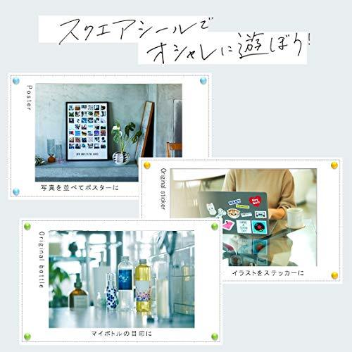 Canon スマートフォン用プリンター SELPHY SQUARE QX10 ブラック高耐久/シール紙/コンパクト_4