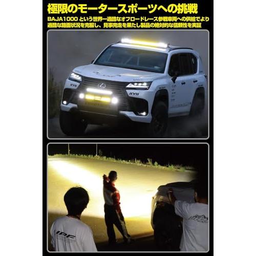 IPF フォグランプ LED 2インチ 角型 2200lm27,000cd 6000K ホワイト