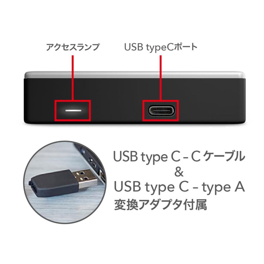 ウエスタンデジタルWestern Digital WD ポータブルHDD 4TB USB Type-C
