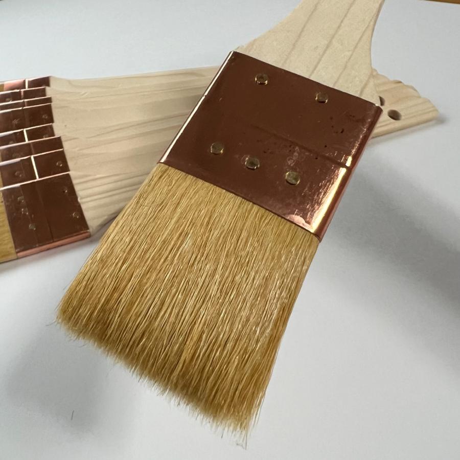 30本SET】メジ刷毛 立型 12号 (35mm) 無印 目地刷毛 山羊毛 : 塗装用品 SK売れ筋目地刷毛12号200本セット