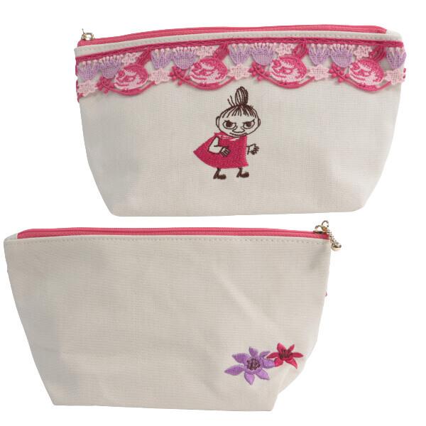 新品　ムーミン ブロッサム レース ポーチ　リトルミイ 新品 ムーミン ブロッサム レース ポーチ リトルミイ 【公式通販】