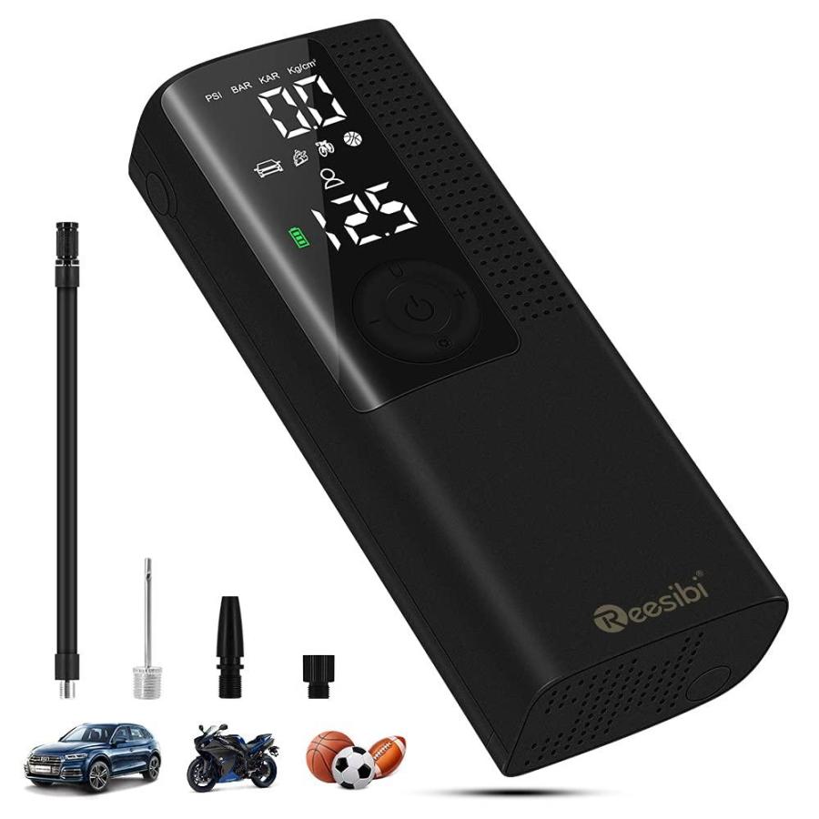 4500mAh エアコンプレッサー 電動エアポンプ 充電式 最大150PSI エアコンプレッサー 電動エアポンプ 充電式 最大150PSI 4500mAh