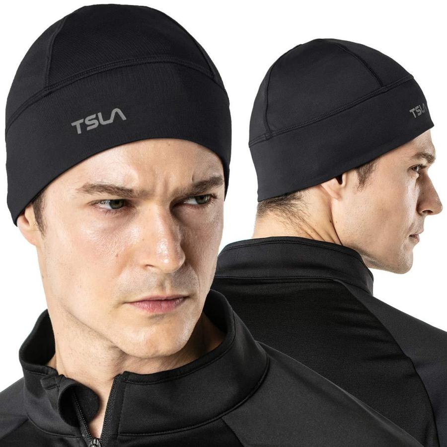 2枚セット テスラ TESLA インナーキャップ 防風 保温 通気性 裏起毛 ヘルメット バイク 帽子 キャップ ビーニー スカルキャップ