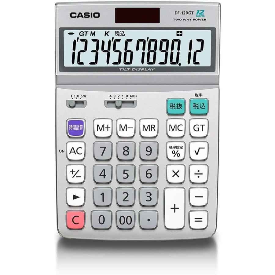 1104円 登場大人気アイテム カシオ グリーン購入法適合 電卓 12桁 デスクタイプ Df 1gt N エコマーク認定 おしゃれ 簿記 大きい 文具