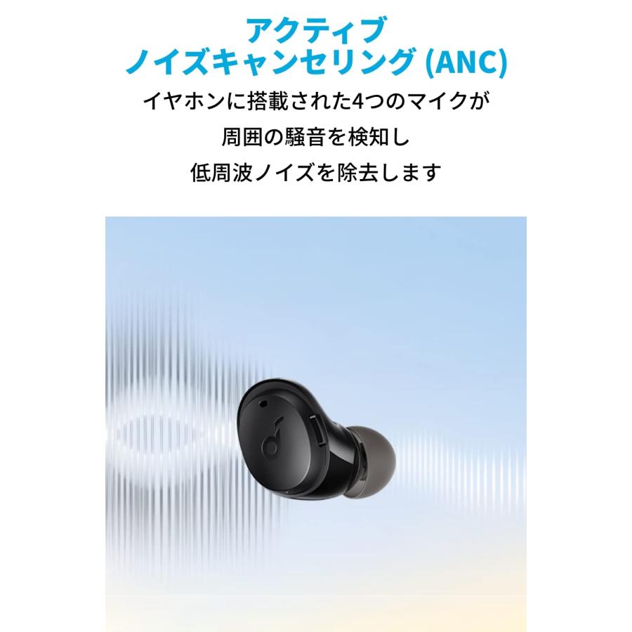 Anker Soundcore Life A3i ワイヤレスイヤホン Bluetooth 5.2 アクティブノイズキャンセリング 外音取り込み