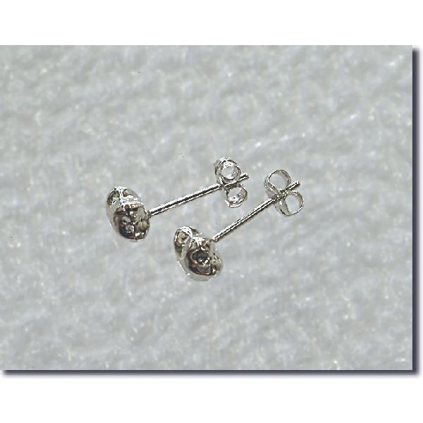 K14WG スターピアス（4mm 立体的）□□送料無料 : 竹市時計店 - 通販 