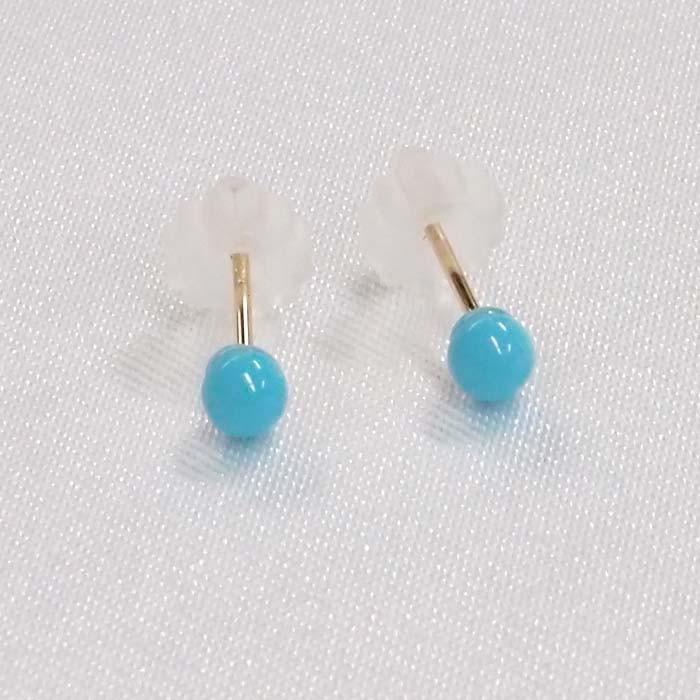 K18ターコイズハートピアス??メノウ？？ 【公式通販】