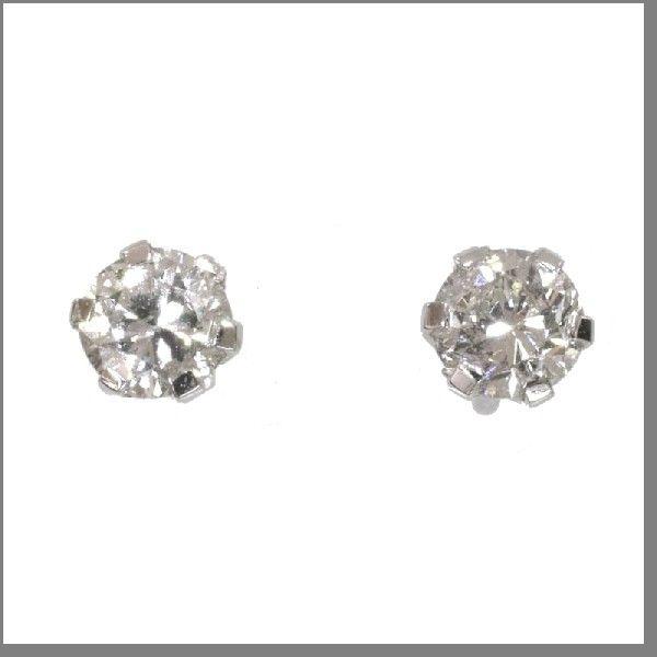 Pt900 大粒ダイヤピアス（良質0.5ct）送料無料 : 竹市時計店 - 通販 