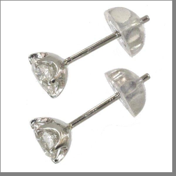 完動品 Pt900 大粒ダイヤピアス（良質0.6ct）送料無料 【PET1367730918】(49920円)