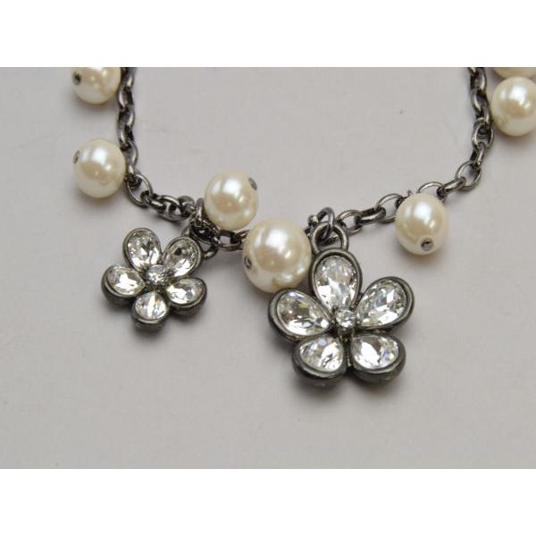 【新品未使用 】ルネReneブレスレット Rene ルネ ブレスレット パール フラワービジュー