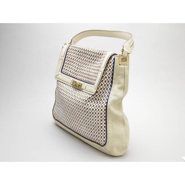 アニヤハインドマーチ ANYA HINDMARCH メッシュ レザーショルダー