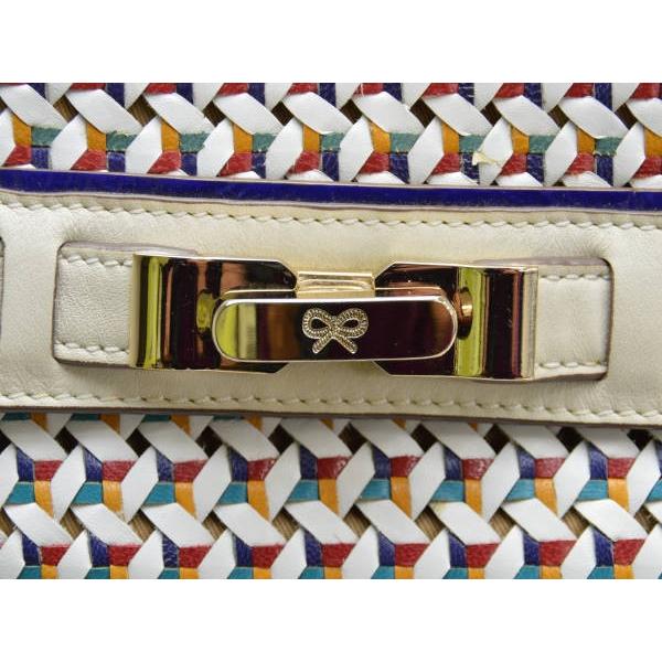 アニヤハインドマーチ ANYA HINDMARCH メッシュ レザーショルダー