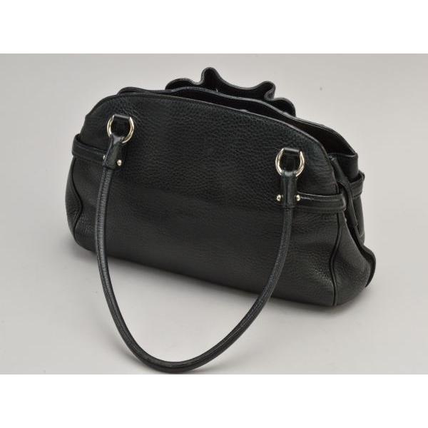 専用✨フェラガモ ハンドバッグ ガンチーニ サフィアーノレザー ブラック 黒 FERRAGAMO - 【良品】フェラガモ ガンチーニ 2way サフィアーノ