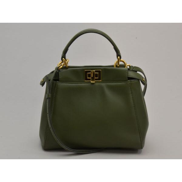 FENDI（フェンディ） FENDI 8BN244 ミニ ピーカブー ハンドバッグ