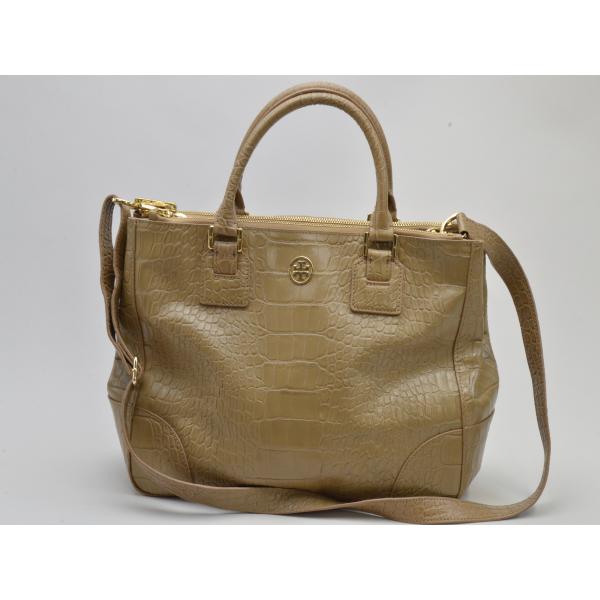 TORY BURCH トリーバーチ バッグ 2WAY ショルダー レザー クロコ